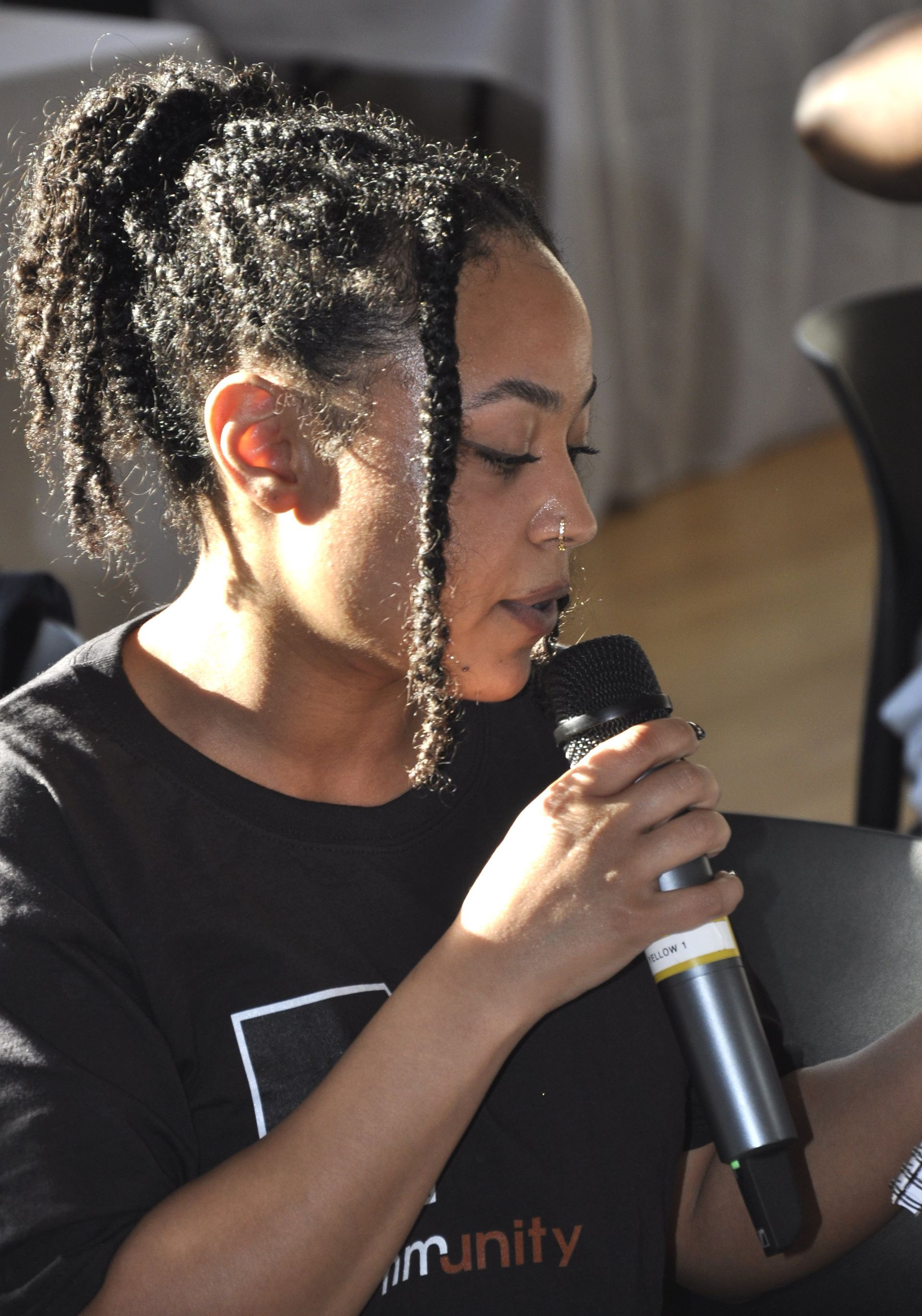 Delegates in discussions and debates