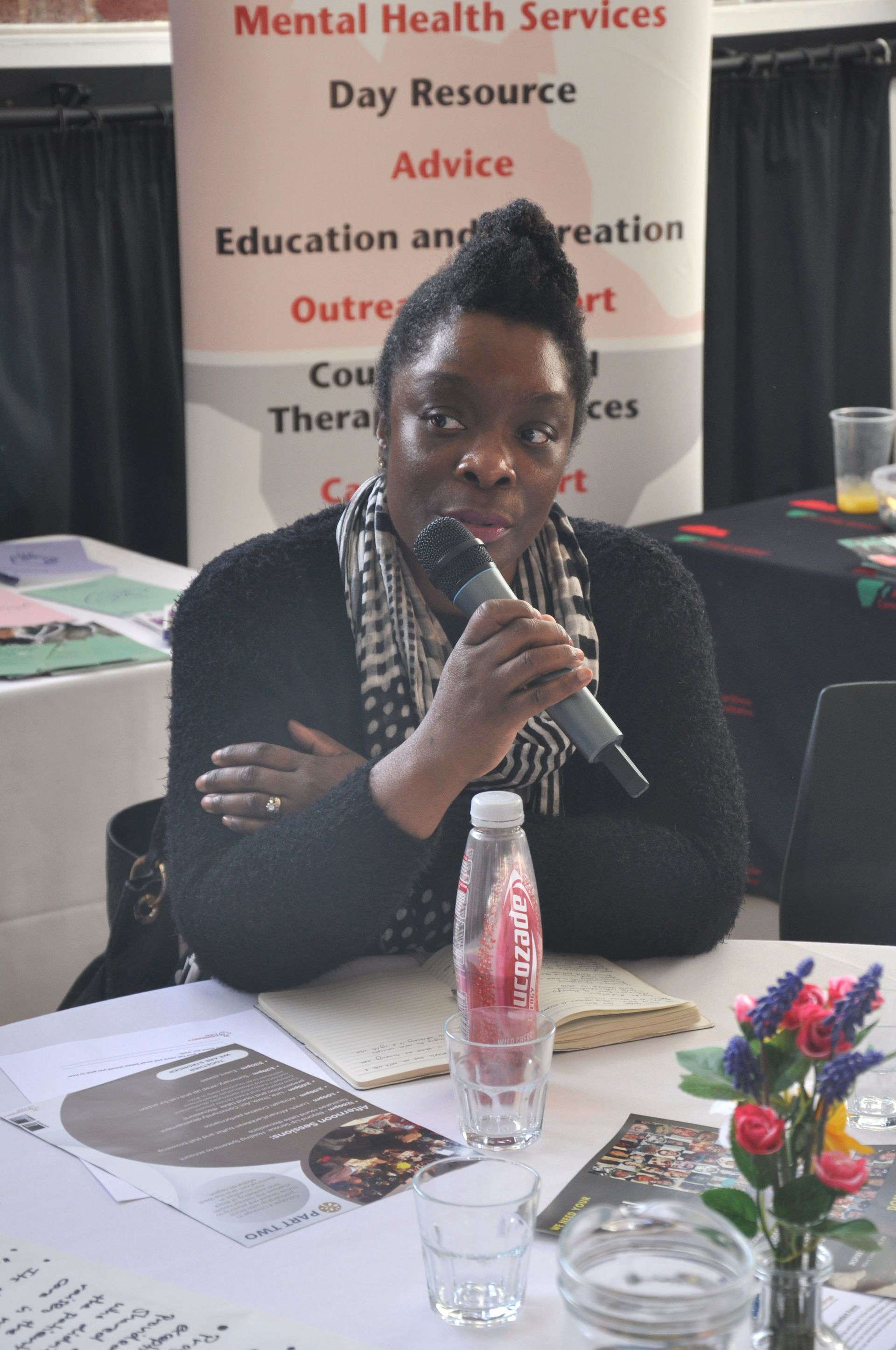 Delegates in discussions and debates