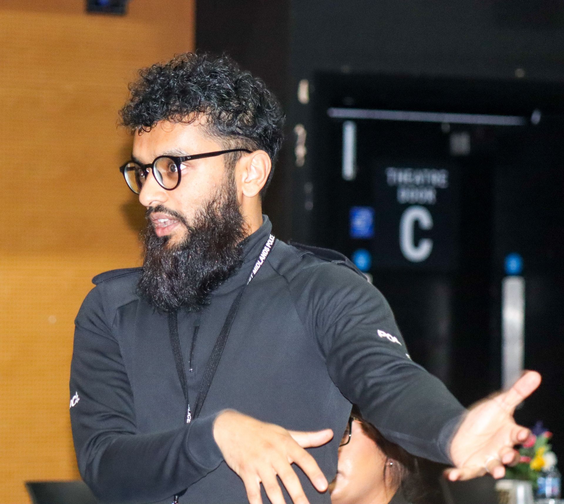 Delegates in discussions and debates