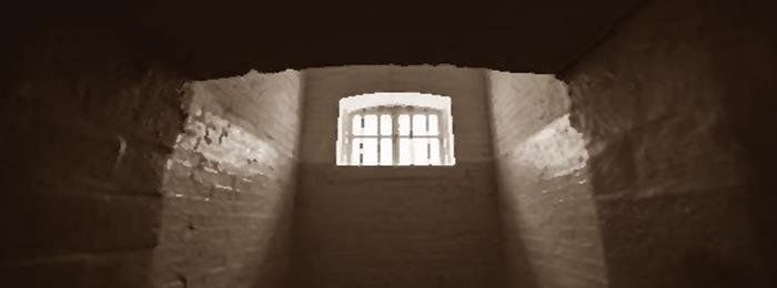 Inside prison cell