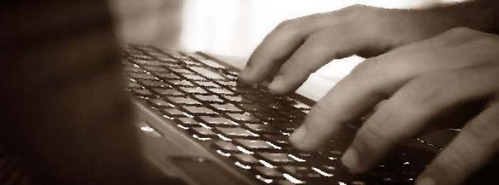 Typing on PC keyboard