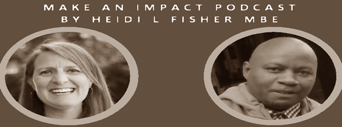 Podcast banner with Heidi Fisher and Tippa Naphtali