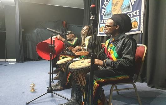 Negusa Rastafarian drummers