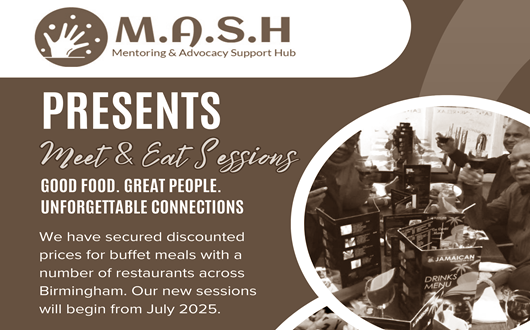 MASH Meet & Eat flyer