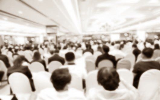 People at a conference
