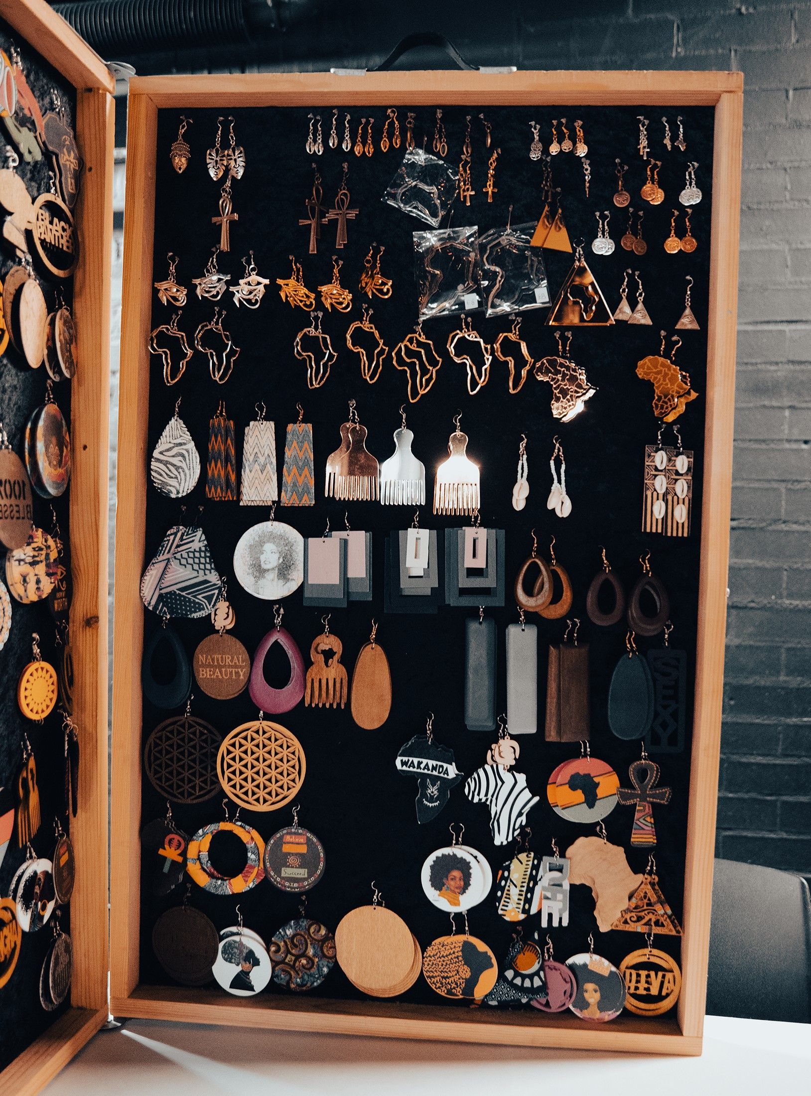 African & Caribbean inspired earrings