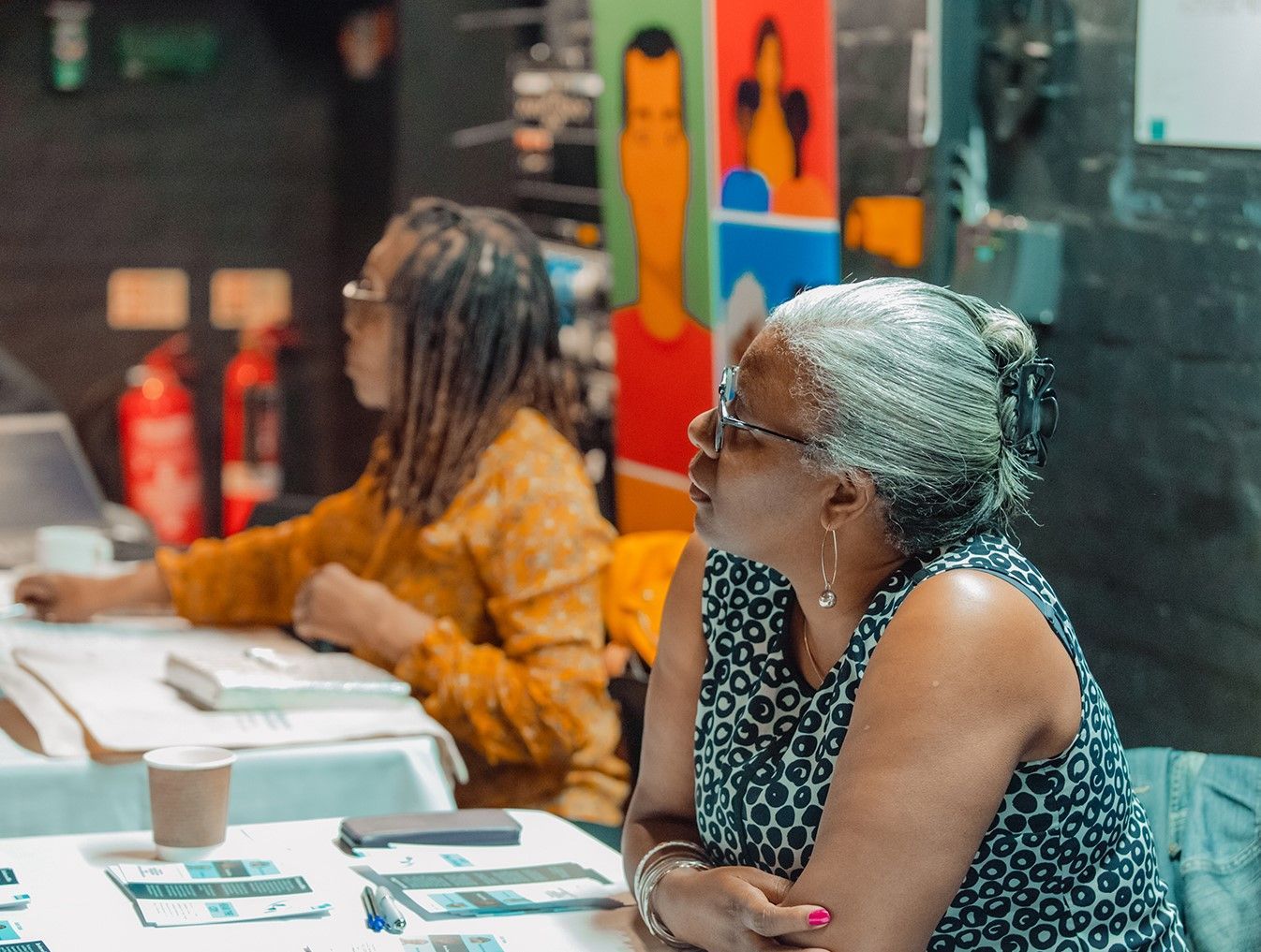 Dr Dawn Edge and colleague