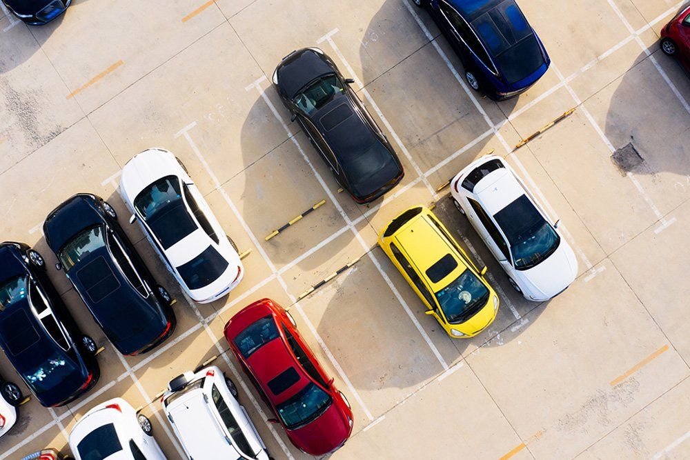 Parking Lot With Cars — Fairfield, CA — Cement Hill Storage Parking Lot With Cars — Fairfield, CA — Cement Hill Storage