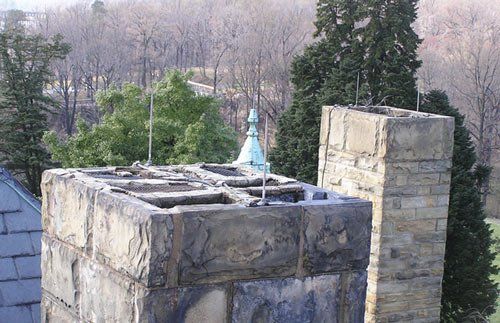 Stone Chimney - Golden's Chimney Lining in Ruther Glen, VA