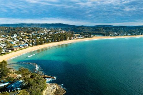 Panoramic Views Of Avoca Beach On The Central Coast Of Australia — Restorative Natural Therapies in Central Coast, NSW