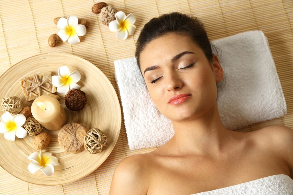 A Young Woman Relaxing in a Spa — Restorative Natural Therapies in Kincumber, NSW