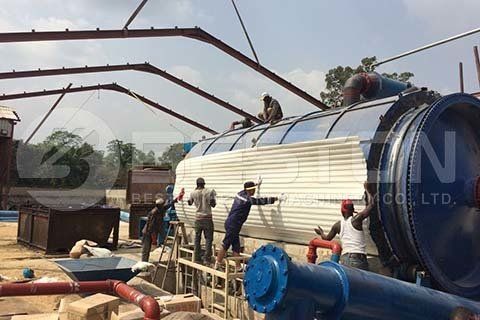 Installation of Oil Sludge Treatment Plant