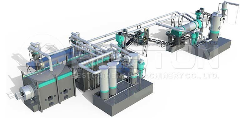 Wood Charcoal Making Machine
