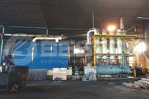 Tyre Pyrolysis Plant