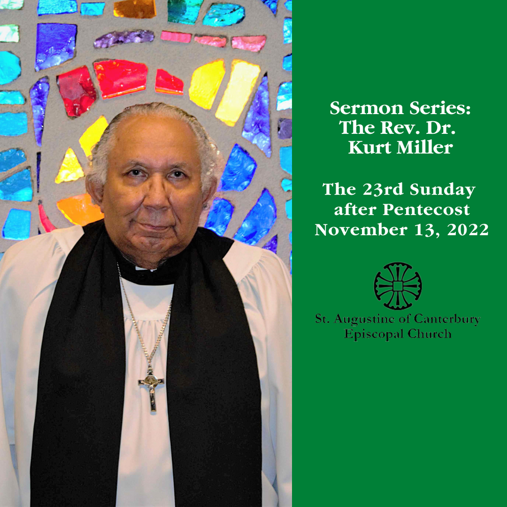 A sermon series by the rev. dr. kurt miller