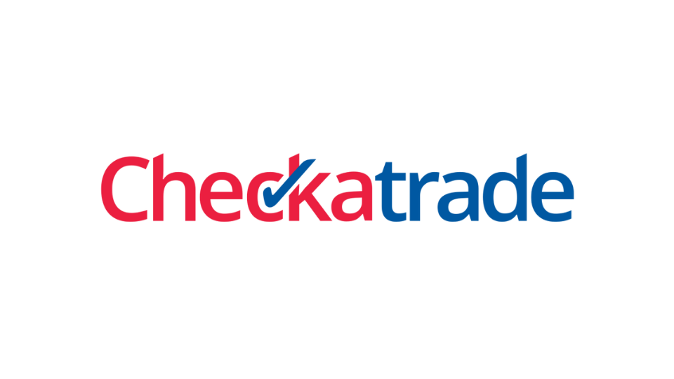 Checkatrade logo in red and blue text on a white background