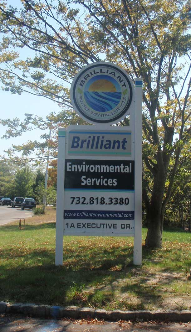 Business Signage on Street — Jackson Township, NJ — Brilliant Environmental Services