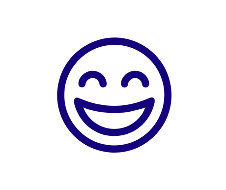 Smiling emoji icon