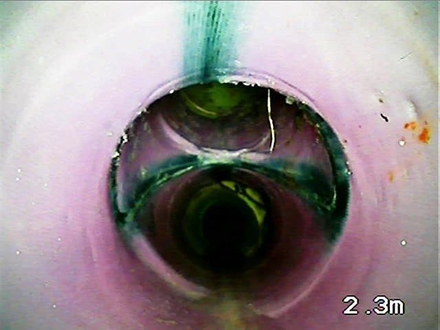 A Close Up of a Pipe With the Number 2.3m on the Bottom — Beaumont Plumbing in Glenfield Park, NSW