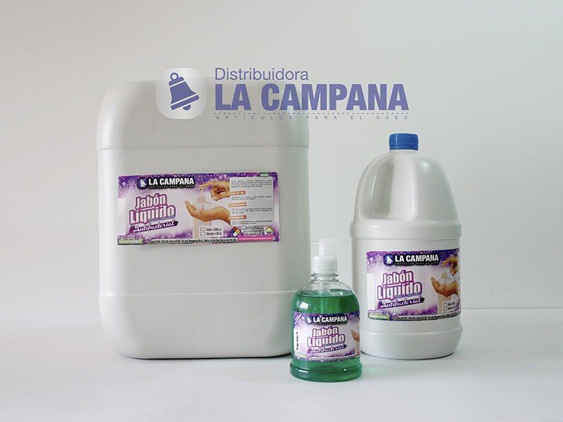 DISTRIBUIDORA LA CAMPANA - Jabón Líquido Antibacterial Para Manos y Cuerpo 
