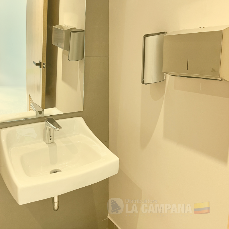DISPENSADOR, JABÓN, PAPEL Y TOALLA