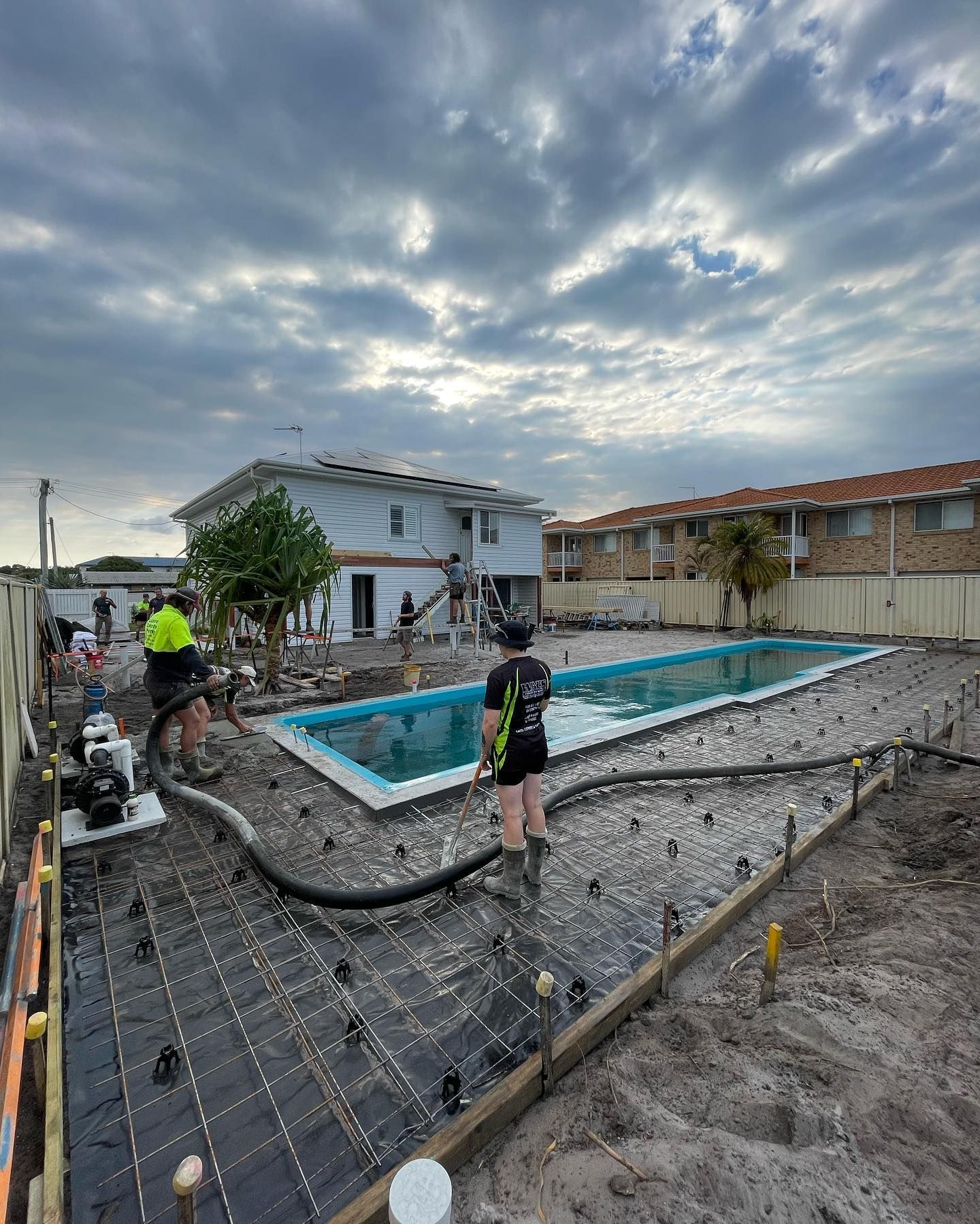Pool Surround Pumping — Casino, NSW — Lismore Concrete Pumping