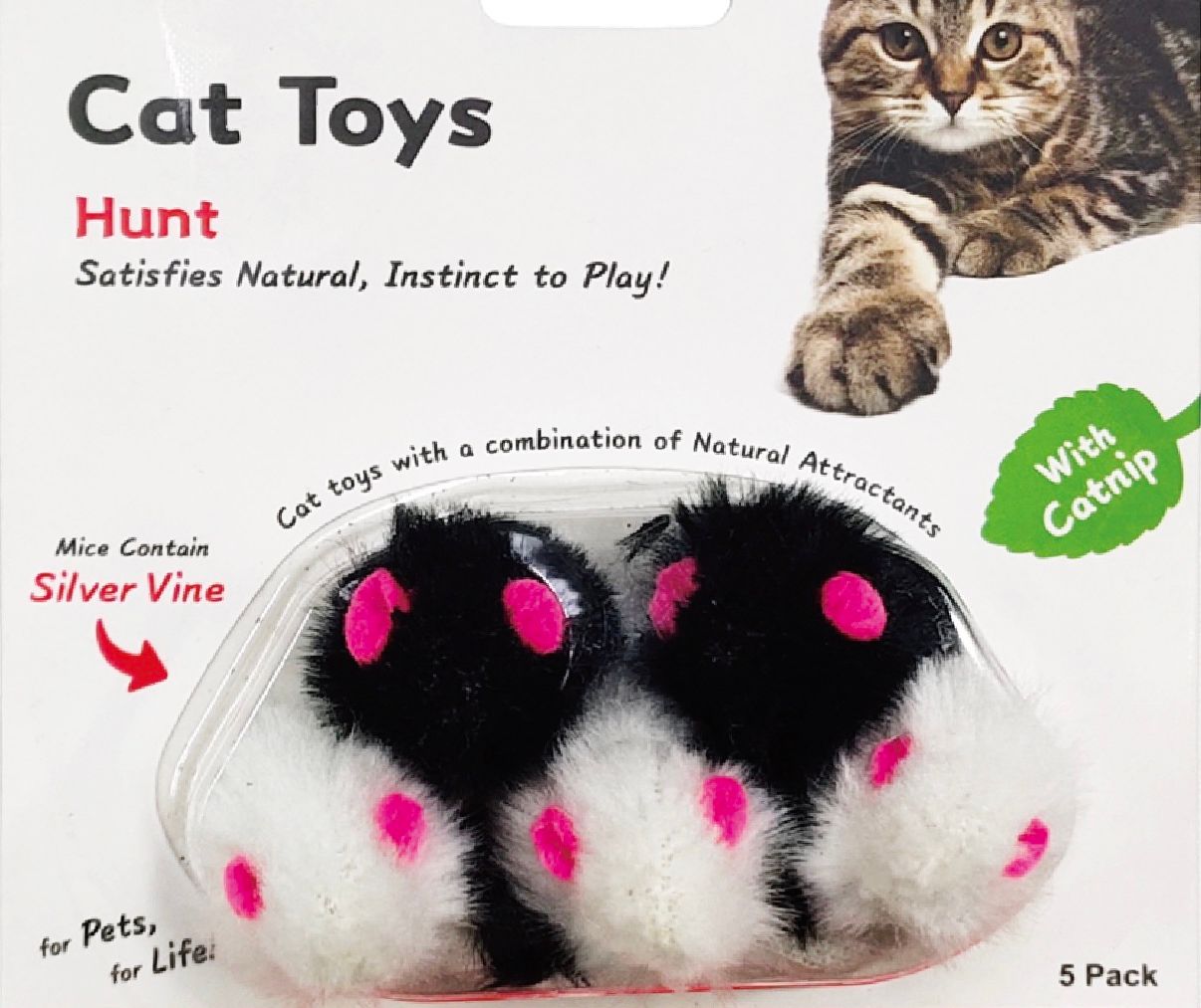 Ratita con Catnip x5 Can Cat