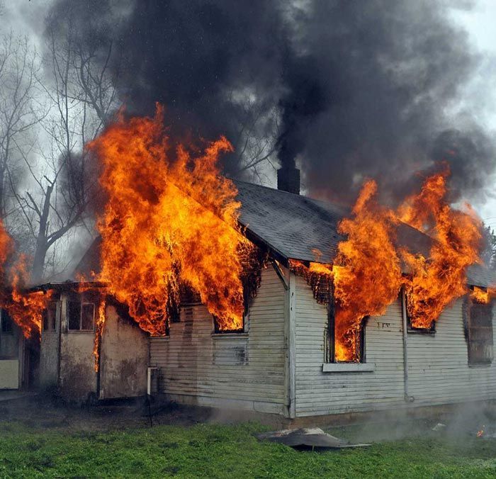 sell fire damage house
