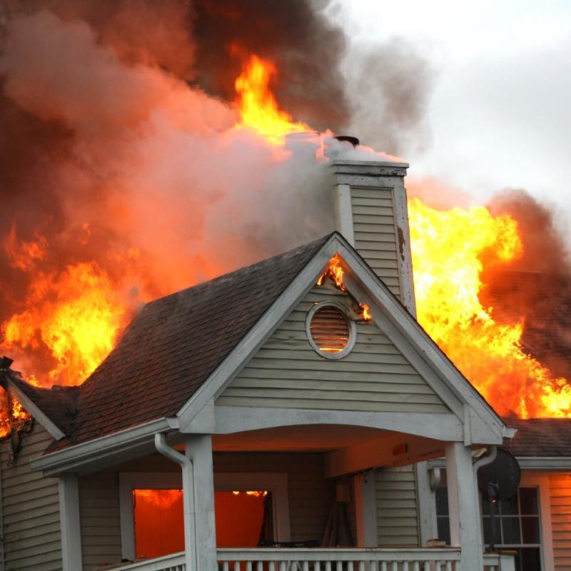 sell fire damage house