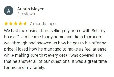 sell fire damaged house review