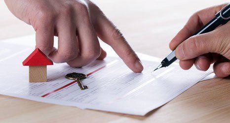 signing a form