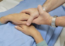 holding hands