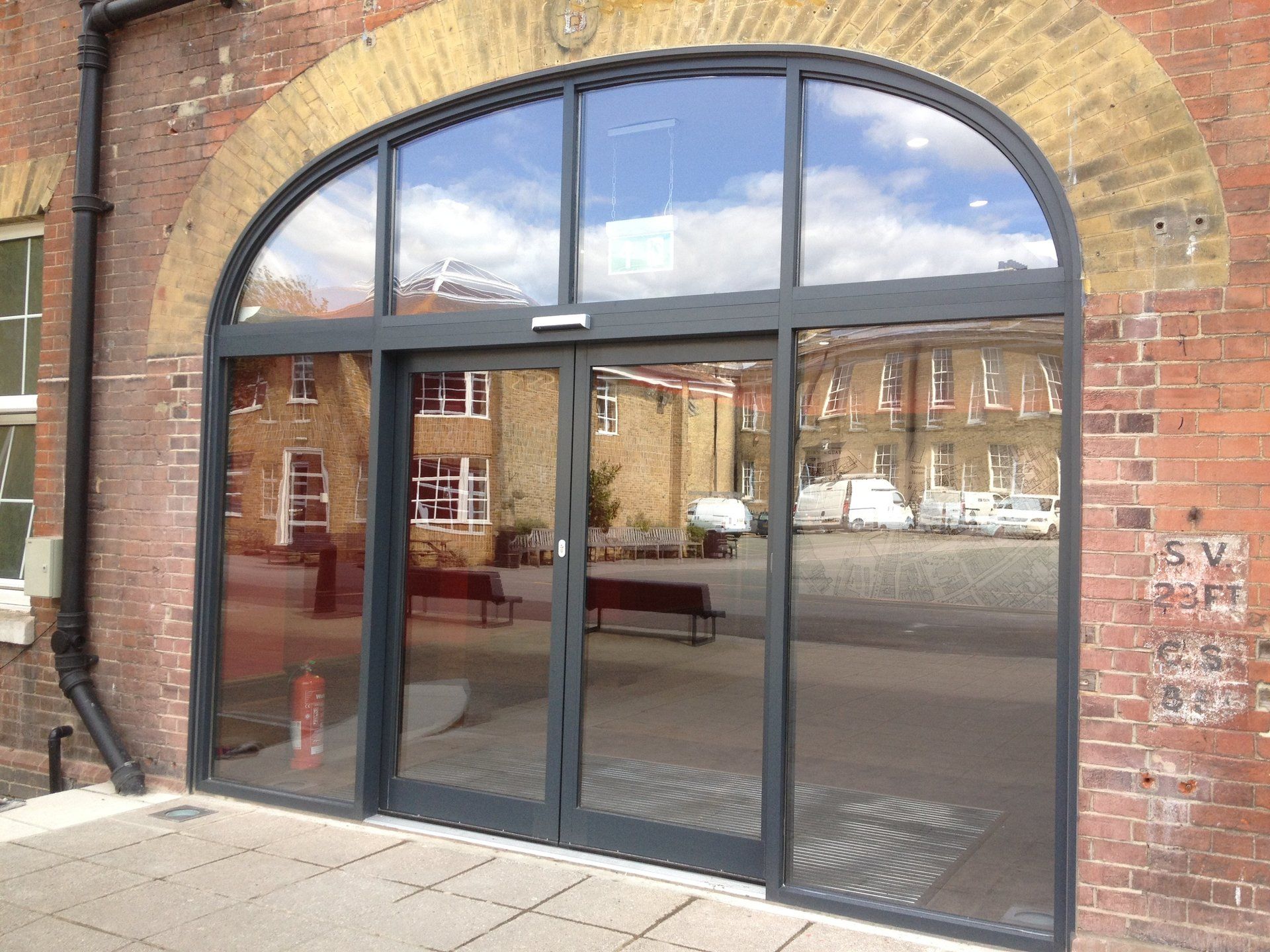 glass doors and windows