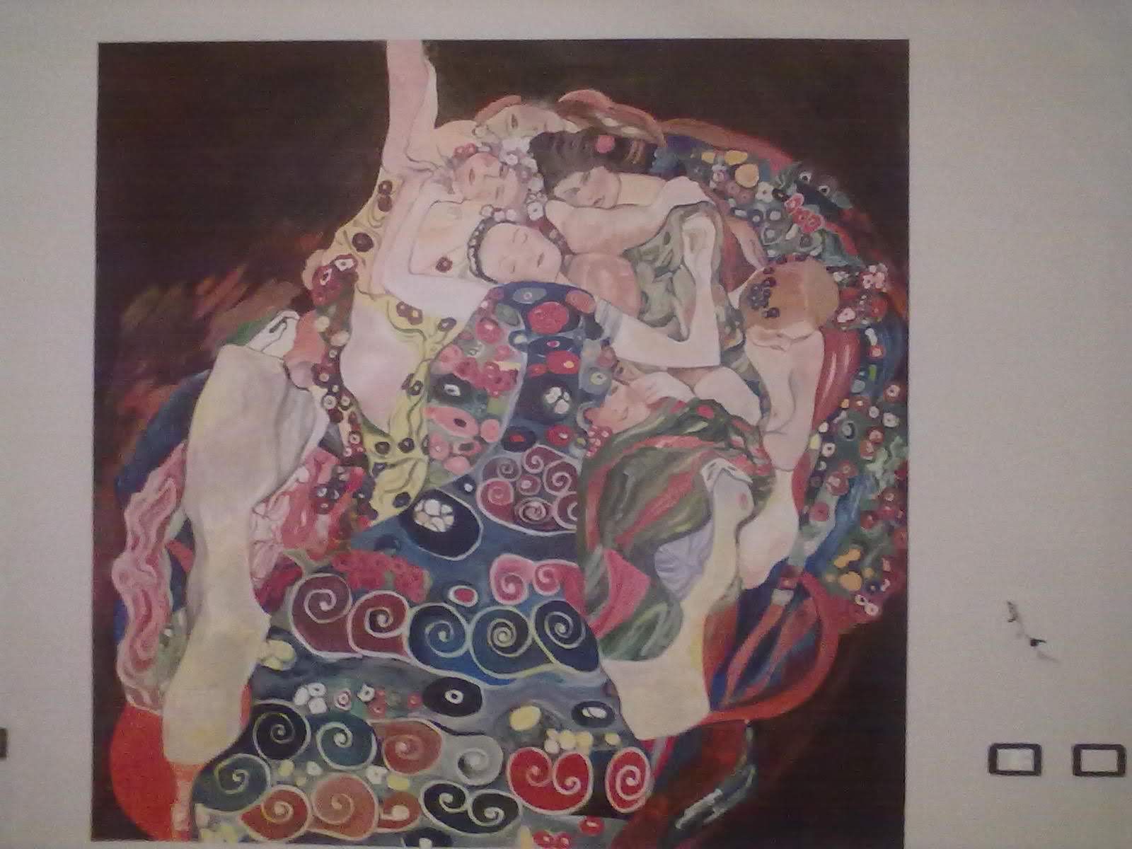 DECORAZIONE ARTISTICA DI INTERNI COPIA D'AUTORE SU MURO - KLIMT