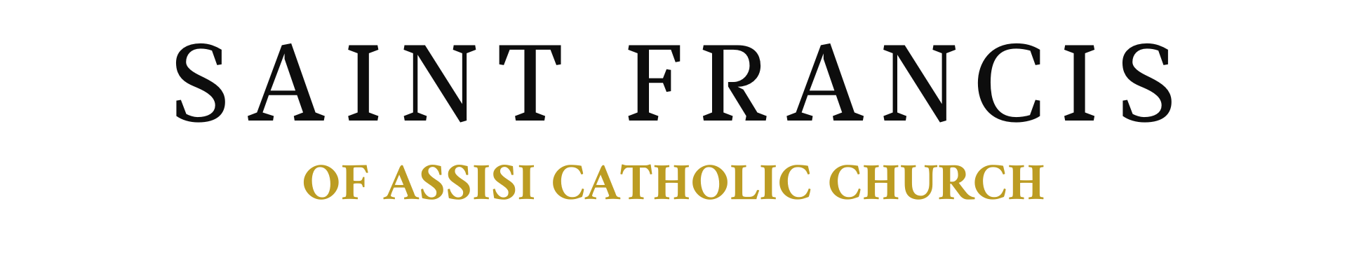 Saint Francis of Assisi Catholic Church Logo