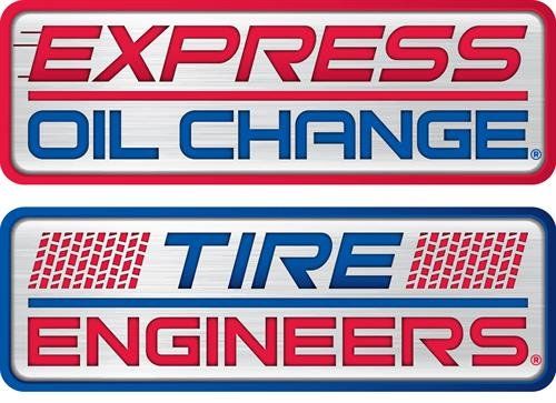 The logo for express oil change and tire engineers