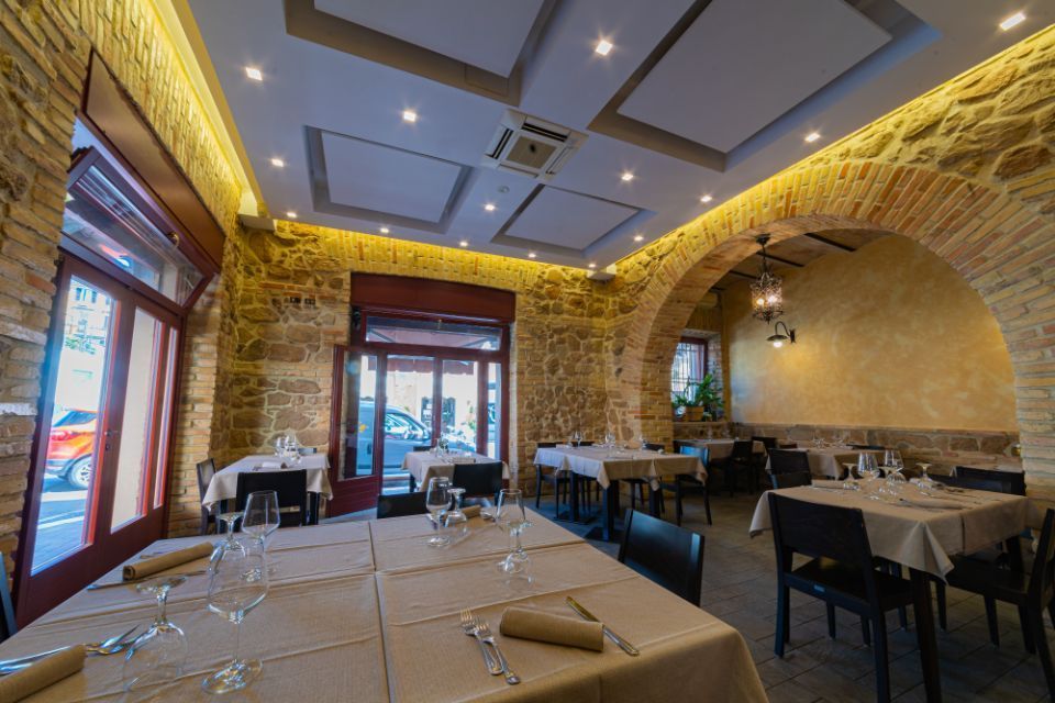 interni della trattoria