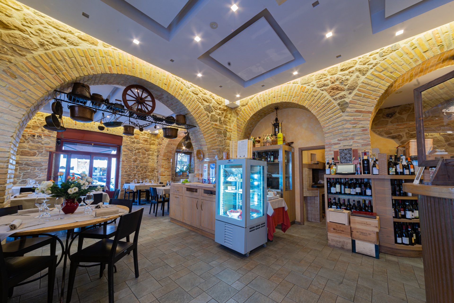 interno ristorante romano