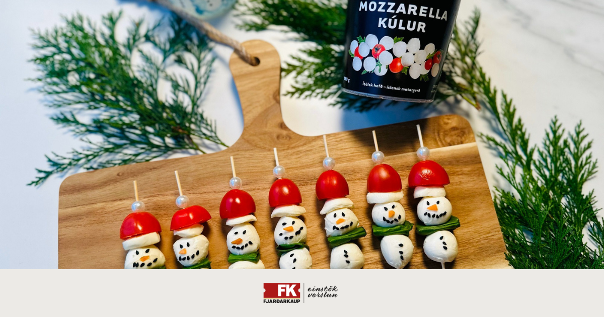 Litlir og sætir jóla snjókarlar sem smakkast líka einstaklega vel. Snjókarlarnir eru ótrúlega vinsæl