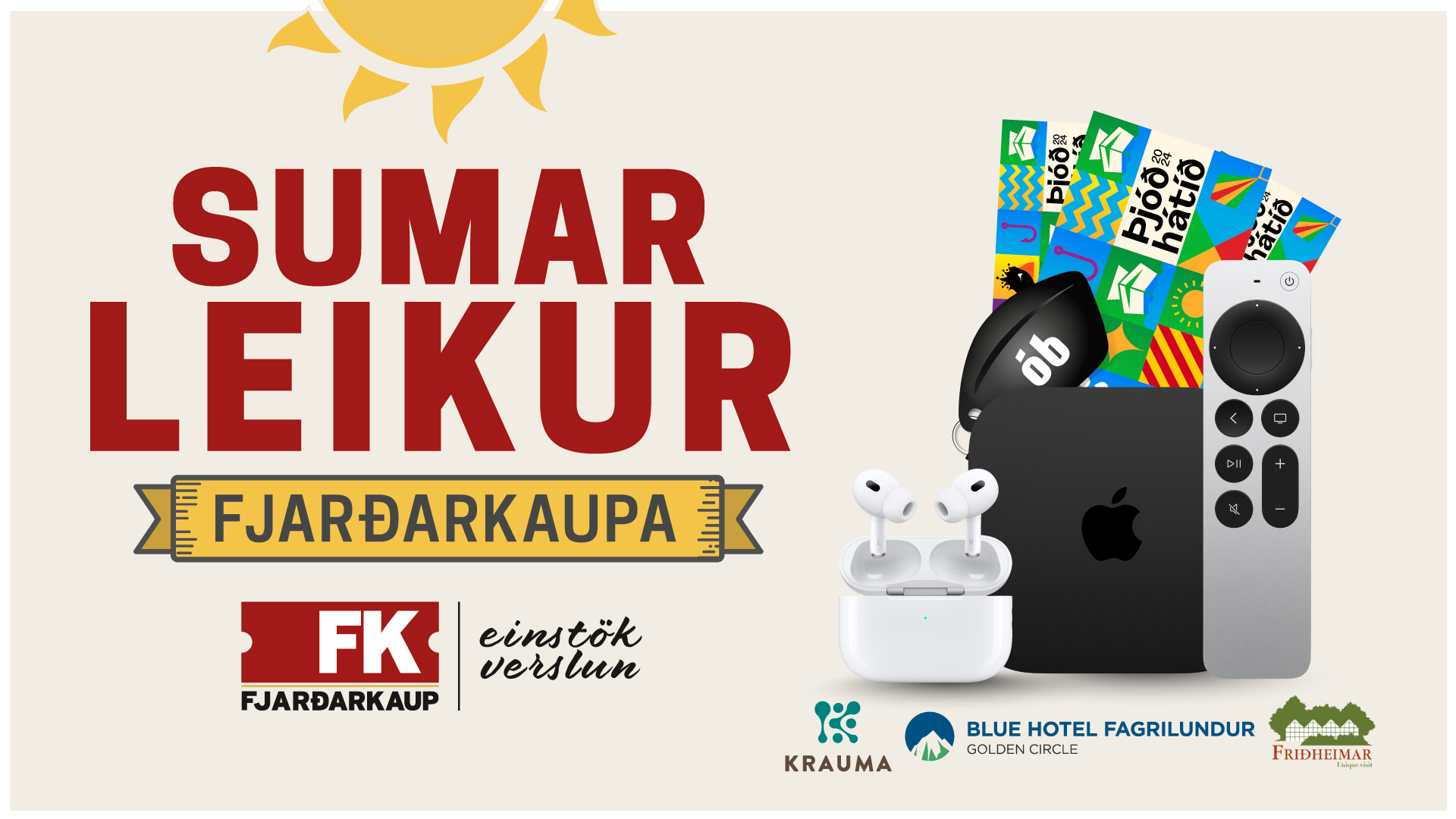 SUMARLEIKUR FJARÐARKAUPA - TAKTU ÞÁTT!