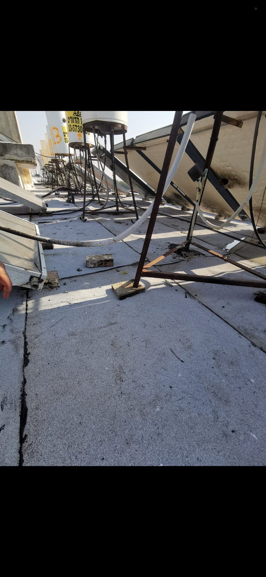 איטום גג מרוצף