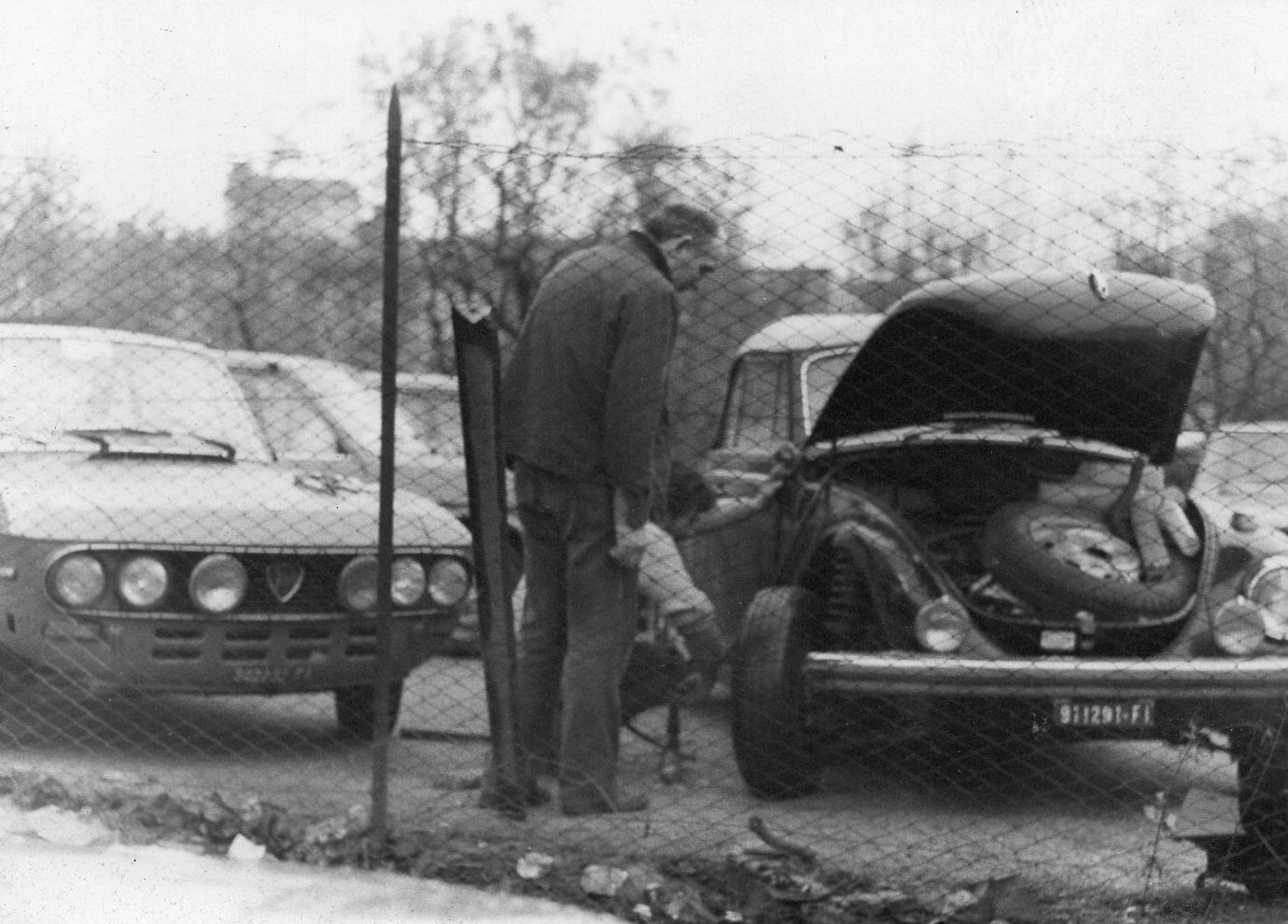 intervento di carrozzeria negli anni 70