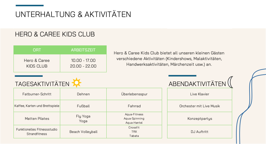 Ein Flyer für einen Hero & Caree Kids Club.