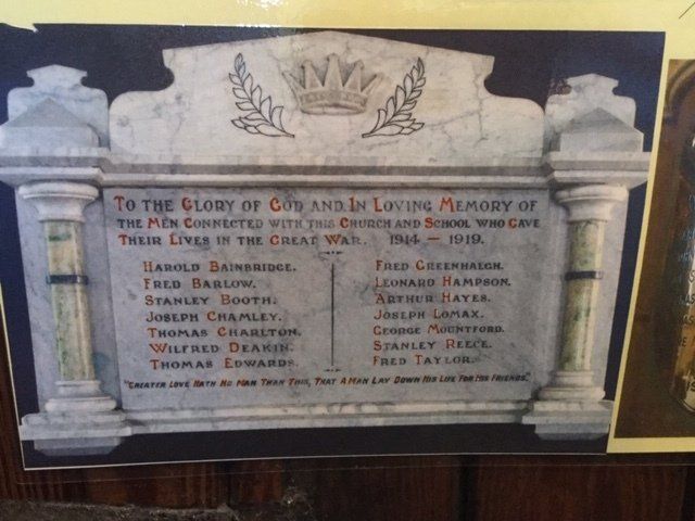 Cleggs Lane War Memorial