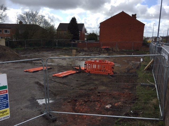 Wharton & Cleggs Lane : new church construction