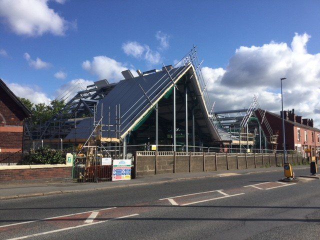 Wharton & Cleggs Lane : new church construction