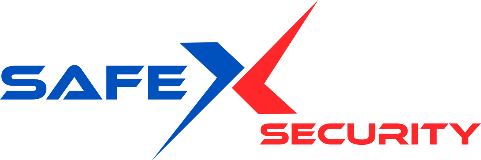 Logotipo de SafeX Security. Una