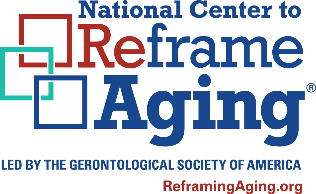 Logo for the National Center to Reframe Aging