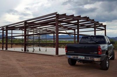 Steel Building — Construction of a Steel Building in Hereford, AZ