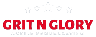 grit n glory mobile sandblasting logo